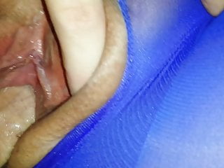 Blue, Pantyhose Creampie, Creampied