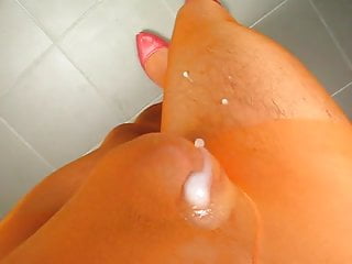 Orange pantyhose 002...