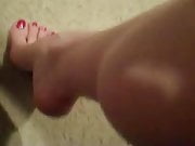 New sexy feet vid with no heels as requested