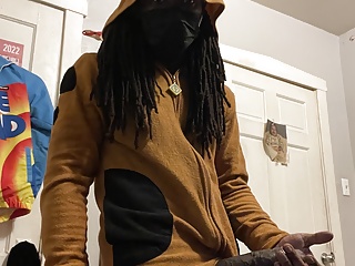 GucciCapone Busting Big Cumshot In Scooby Doo Onesie