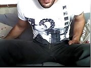Straight guys feet on webcam #387