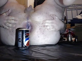 Pepsi Can Up The Ass...