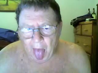 Grandpa Play On Webcam