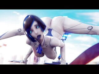 DEMI gets fucked by machine (Subverse game)