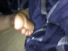 Toe Fucking Sleeping Wife Cumming On Her Toes 
