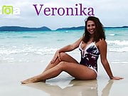 Jerking on whore Veronika