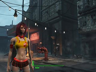 Fallout 4 sexy schoolgirl 2...