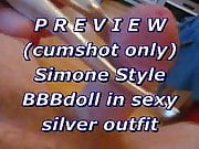 Preview (cumshot only) BBBdoll Simone Style in silver