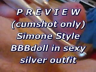 Preview (cumshot only) BBBdoll Simone Style in silver