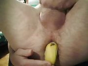 amateur anal and handjob, banana fuck my ass