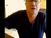 grandpa cum on webcam