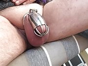 Chastity cage outside