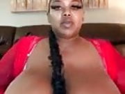 The love and struggle of her huge black tits