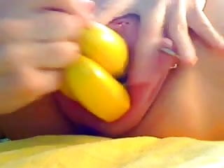 Webcam pussy pump extreme bananas fist...