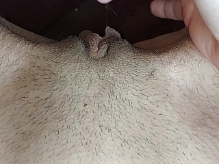 POV masturbation of a super wet teen pussy