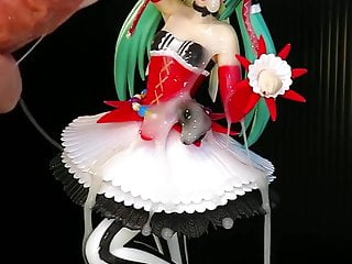 Miku Hatsune 09 figure bukkake(fakeCum)