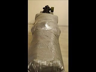 Ducttape mummification...
