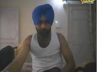 Sardar Sikh Jerk And Cum