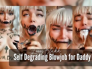 Self degrading blowjob for daddy preview...