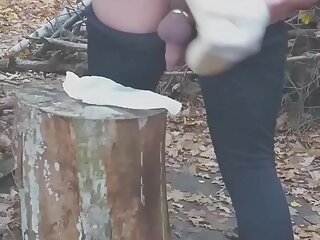 Outdoor Fucking my Ass...