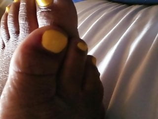 Toes, Black Ebony, Yellow, Ebony Toes