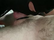 Fag cumslut giving his str8 alpha more sloppy head - Part 1