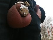 #chastity #locked piss