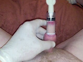 Micro penis erection with nipple pump...
