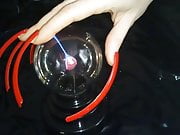 Fire ball  and long nails Lady L (video short version)