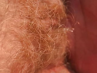 The sound of my mature wife&#039;s red hairy pussy 2