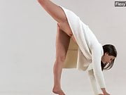 Sexy naked gymnast Kim Nadara