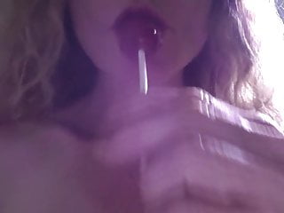 Naughty girl best lollipop suck, wants...