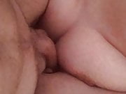 friend's wife with big tits suck my cock before to meet him