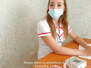 Nurse, Girls Cumming, Doctor Examination, Patient