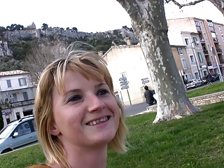  video: Cute French teen is doing an anal casting in her hometown