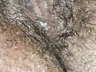 hairy wet black pussy ready for white cock