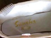 Cum in ballet pointe shoe