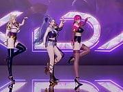 R18-MMD Stellar - Marionette KDA Girls Striptease Dance