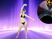 Part 1 of Week 4 - VR Dance Workout. My reaction skill is getting better.