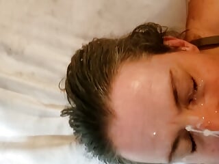 Amateur facial  cumshot  45