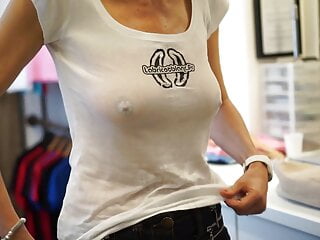 Shirt, 60 FPS, Wet, Braless