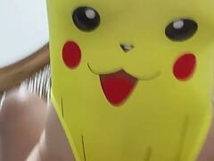 Eating naughty Pikachu - moaning