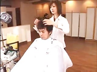 Japanese, Handjob, Handjobs, Barber