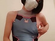 D.VA Cosplay Masturbating with a dildo JCD Madzmoto Sun