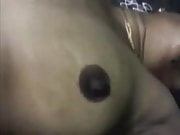 Sexy desi aunty boob milked and pussy show....