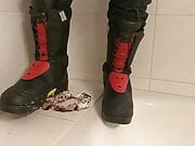 Haix Fire Hero 2 firefighter boots crush cake