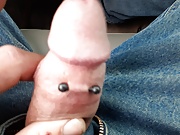 Pierced man meat jacked