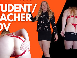 Mature MILF, Naughty Student, Teacher POV, Teacher Sex with Students