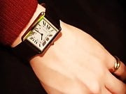 Cartier Tank on Wrist