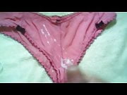 cum on pink panties